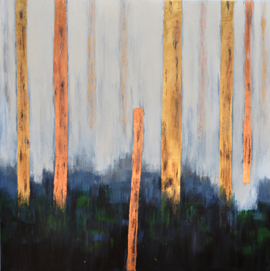 Misty Morning, original acrylic painting by Canadian artist Frank Mezzanotte