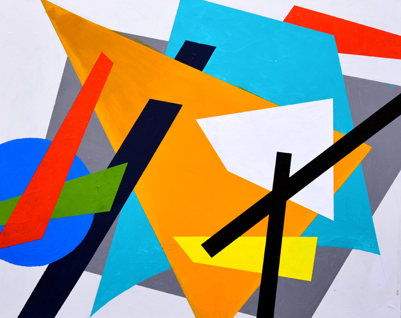 Entangled Harmony, original acrylic on canvas painting by Canadian artist Frank Mezzanotte