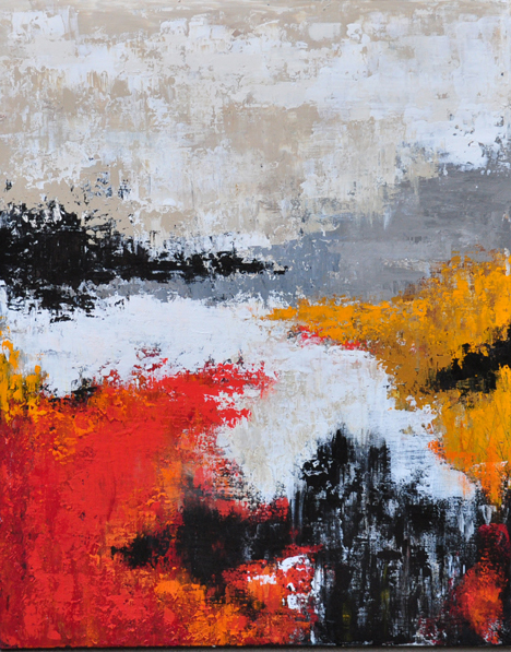 Arrivederci, original acrylic on canvas painting by Canadian artist Frank Mezzanotte