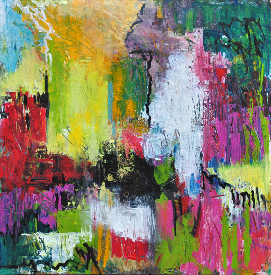 Felicità, original acrylic on canvas painting by Canadian artist Frank Mezzanotte