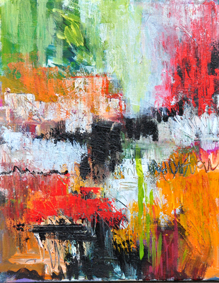 Piano Piano, original acrylic on canvas painting by Canadian artist Frank Mezzanotte