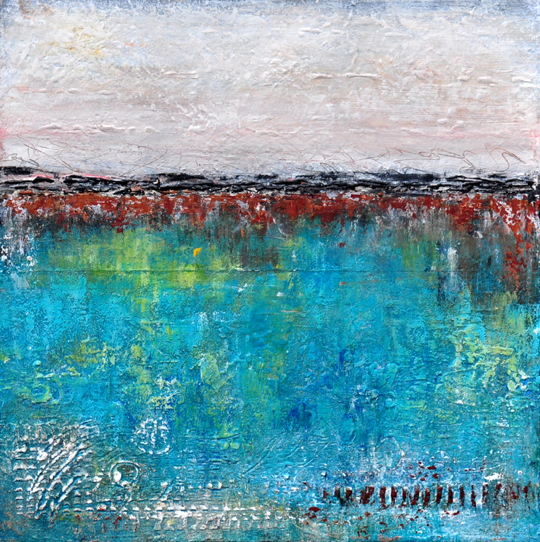 Untitled #20, original acrylic on canvas painting by Canadian artist Frank Mezzanotte